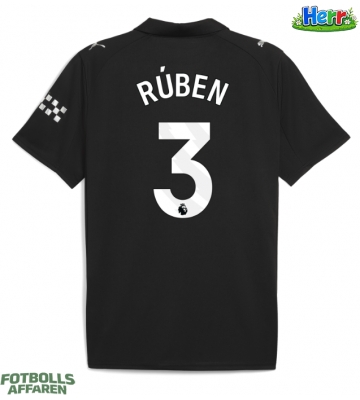 Manchester City Ruben Dias #3 Bortatröja 2025-26 Kortärmad